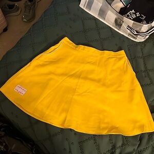 Tuesday Bassen yellow skirt